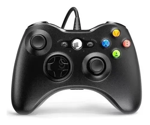 Controle para Xbox 360 com Fio USB Joystick Manete Gamepad Controle PC Gamer para Computador Windows Steam Game Pass Android Gamepass TV Vibração Analógico Ergonômico Plug And Play Redfin