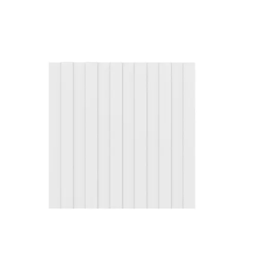 Painel Ripado 60 cm MDF Milla Carraro Branco