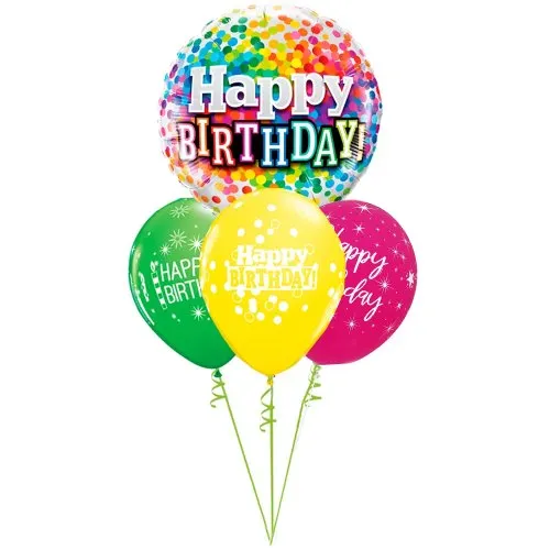 Buquê de Balões de Aniversário