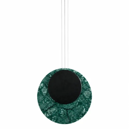 Pendente Led Alumínio Mármore 22,4w 127v 3000k Bolle Rock - VERDE