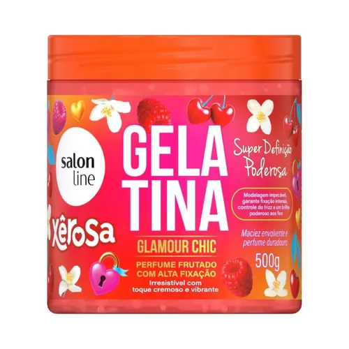 Gelatina Capilar Salon Line Xêrosa Glamour Chic 500g