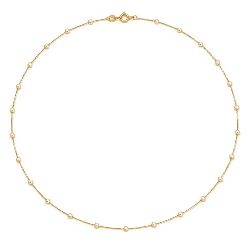 Colar Veneziana com Pérolas em Ouro 18k