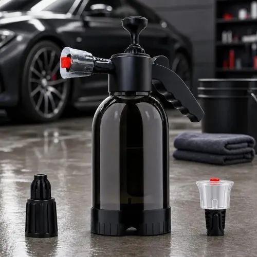 Pulverizador Manual Snow Foam 2L com 2 Bicos, Espumador de Pressão, Carro, Moto, Bicicleta, Rodas, Casa e Jardim Hardline