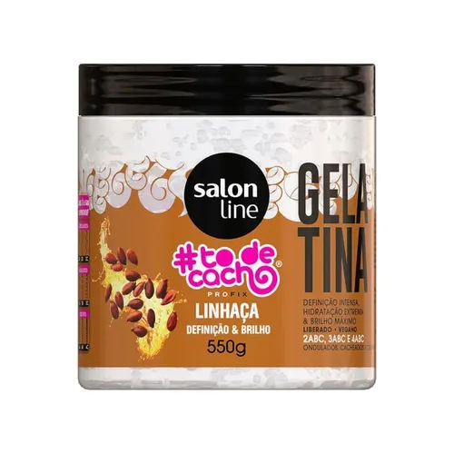 Gelatina Capilar Salon Line #Todecacho Linhaça 550gr