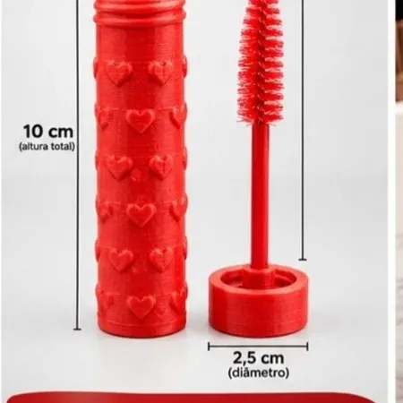 Kit c/ 4 Porta Escova de Cílios Mimo para Clientes Lash Designer e Maquiagem 3D
