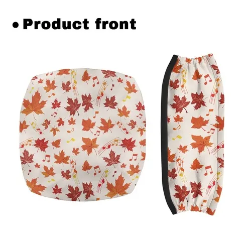 Capa para andador Coloranimal Maple Leaf, 2 peças, em tecido de poliéster, capa para assento de andador, para mulheres e amigas.
