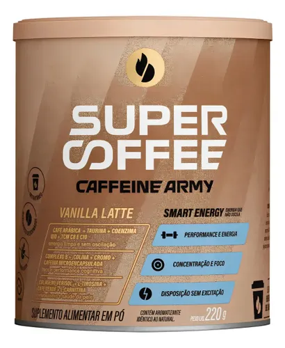 Supercoffee Vanilla Latte - Classic Size (220g) - Caffeine Army