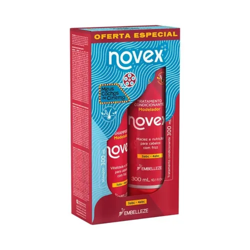 Kit Shampoo + Condicionador Novex Meus Cachos de Cinema