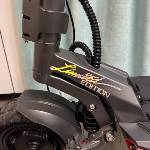 Adesivo de vinil para janela de motocicleta, estilo de carro, edição limitada, decoração, decalque laser reflexivo para acessórios de carro