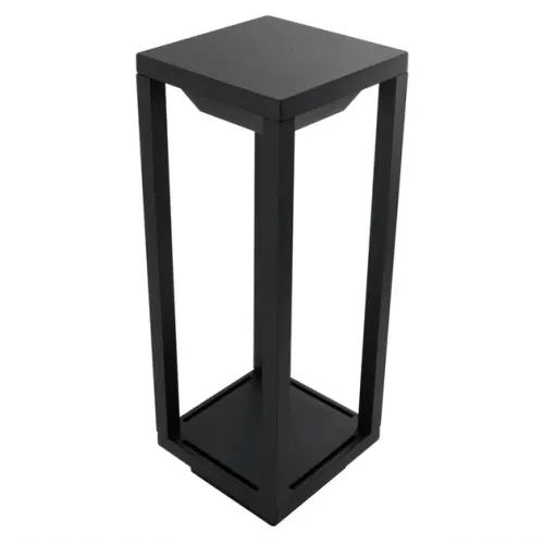 Balizador Led Alumínio 6w 3000k Ip54 Molde - PRETO