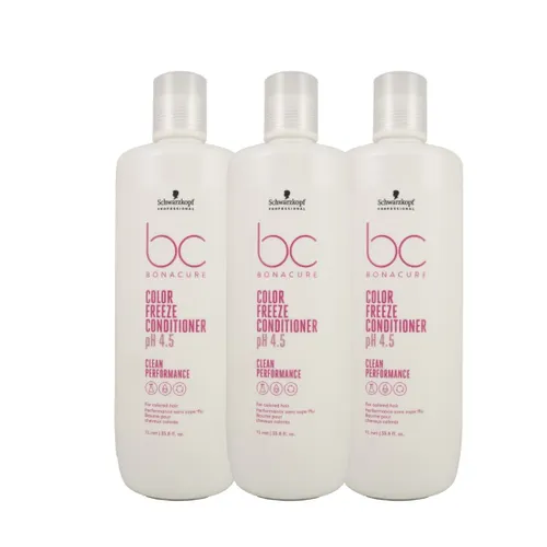 Kit Schwarzkopf Color Freeze pH 4.5 3 Condicionador 1 Litro