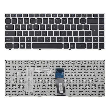 Teclado para Notebook compatível com Positivo Stilo XS4200 ABNT2