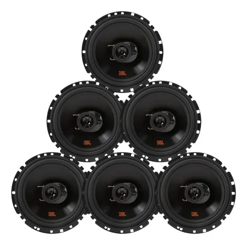 Kit 6 Alto Falantes Jbl Selenium Flex4 6trfx55 6 330w Total Cor Preto