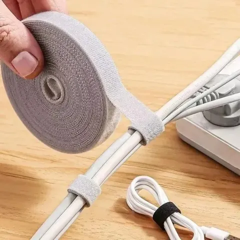 Organizador de cabos 1/5m, fita para gerenciamento de fios, fone de ouvido, mouse, protetor de cabos para iphone, xiaomi, samsung