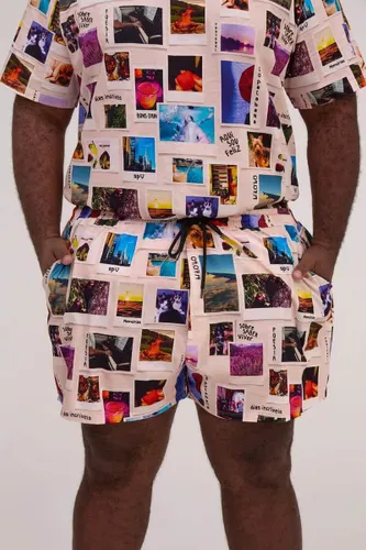 Shorts Pijama Runner Unissex Estampa Memórias