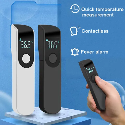 Termômetro Digital Infravermelho Médico para Febre, Mini Termômetro Auricular para Crianças e Adultos, Ferramenta de Medição de Temperatura Corporal sem Contato, 1 ou 2 Peças
