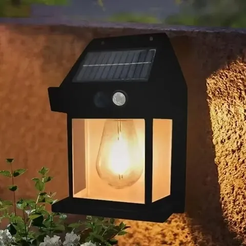 Poderosa luz de rua solar ao ar livre led lâmpada solar à prova dwaterproof água jardim quintal caminho decoração parede luminária externa
