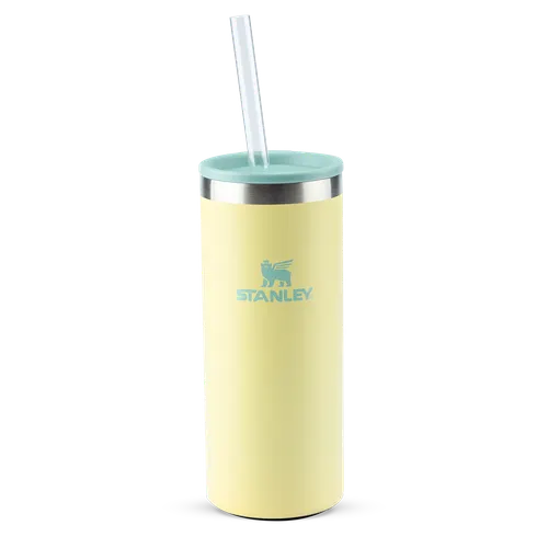 Copo Térmico Slim 3 em 1 com tampa e canudo Pomelo Stanley 1913 | 296ML