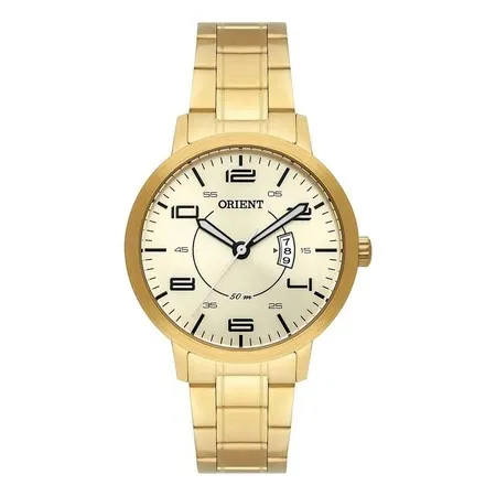 Relógio Dourado Feminino Orient FGSS1198 C2KX Original Oferta