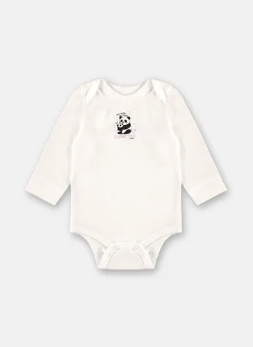 Body para Menina Bebê Manga Longa Off White