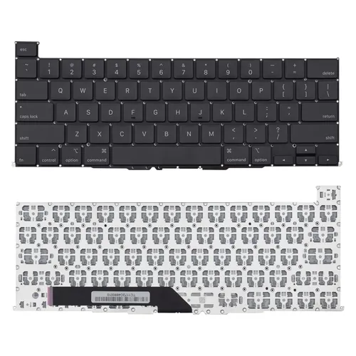 Teclado para Notebook Apple Macbook Pro 16 A2141 2020 Inglês Internacional - US Preto