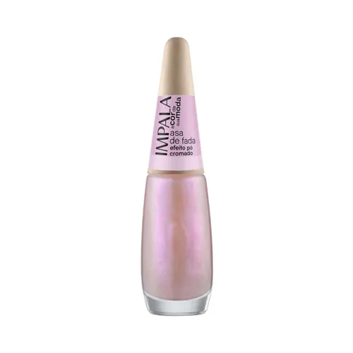 Esmalte Impala a Cor da Moda Efeito Pó Cromado Asa de Fada