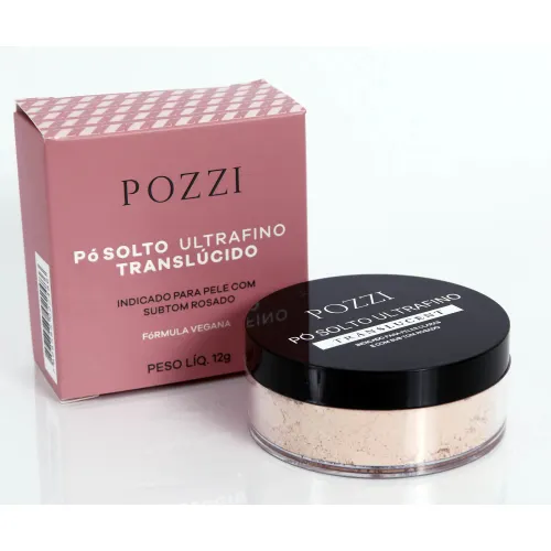 PÓ SOLTO TRANSLÚCIDO ULTRAFINO - Para peles com subtom rosado 12g