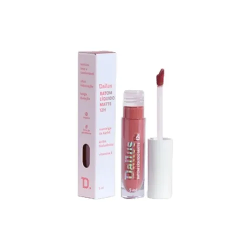 Batom Líquido Dailus Matte 12H Cor Nude 5ml