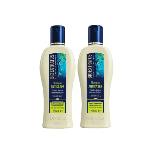 Kit Bio Extratus - Shampoo Anticaspa 250ml (2 Unidades)