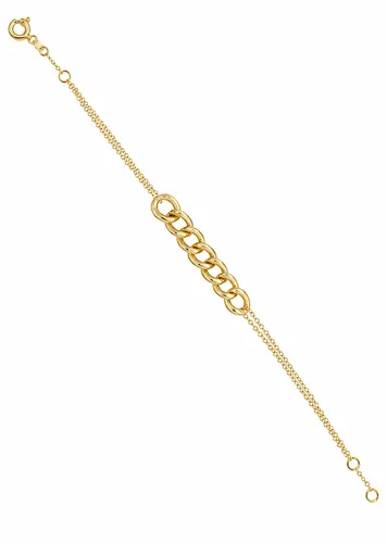 Pulseira 3 Elos 17 mm em Ouro 18K