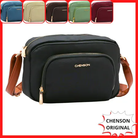 Bolsa de Nylon Impermeável Lona Tactel Tipo Kipli Chenson Loveland 3484587 Alça Tiracolo Transversal