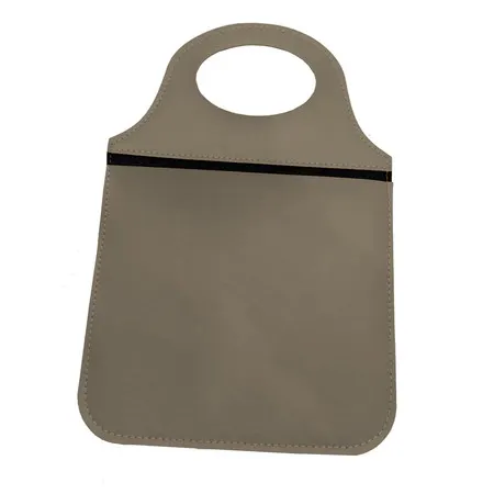 Lixeira Porta Lixo para Carro Elegante Bege Claro