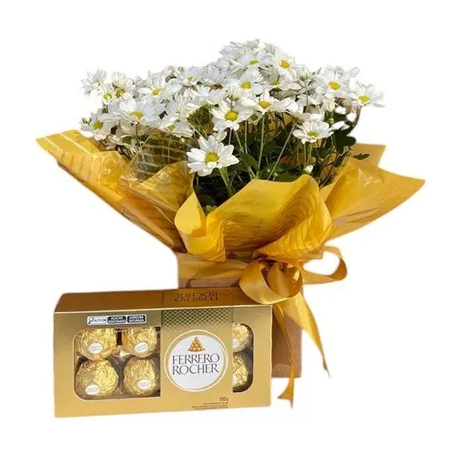 Mini Margarida com Ferrero Rocher