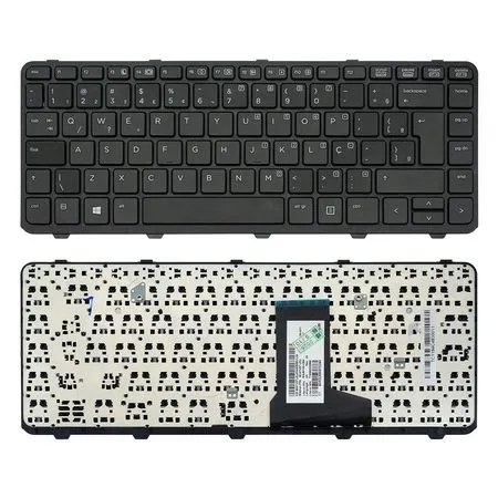 Teclado para Notebook compatível com Hp Probook 430 G1-H6P76EA ABNT2