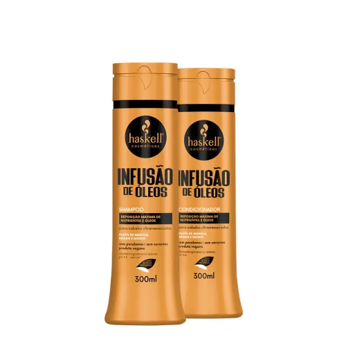 Kit Haskell Infusão de Óleos Duo Home Care (2 Produtos)