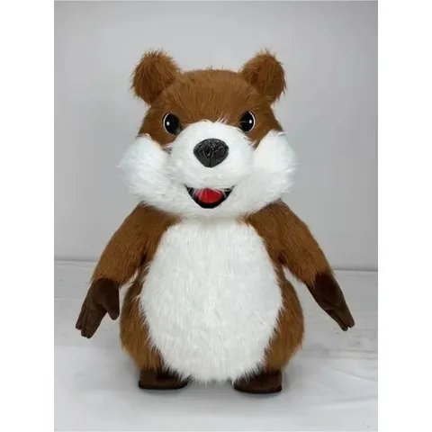 Fantasias de Mascote de Esquilo Infláveis, Trajes de Desenho Animado para Adultos, Festa de Natal e Carnaval, Sem Bateria, Sem Carregador