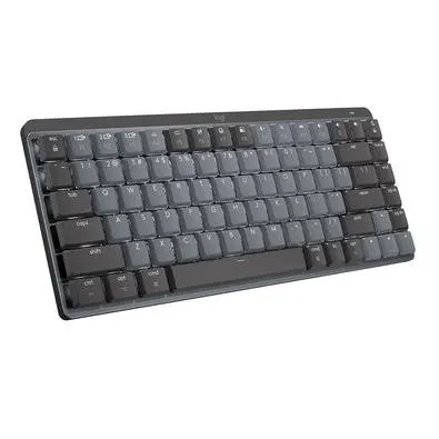 Teclado Mecânico sem Fio Logitech MX Mechanical Mini, Iluminação, Switch Tactile Quiet, Bluetooth, USB, Preto - 920-010783