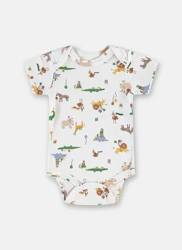 Body Bebê Menino Suedine Premium Estampado Multicolor