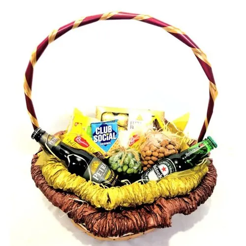 Cesta Bebidas e Aperitivos
