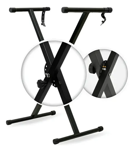 Suporte Teclado Musical Pedestal 7 Niveis Profissional Klx Uk