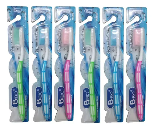 Kit C/50 Escovas de Dente Macia Adulto Dentista Atacado