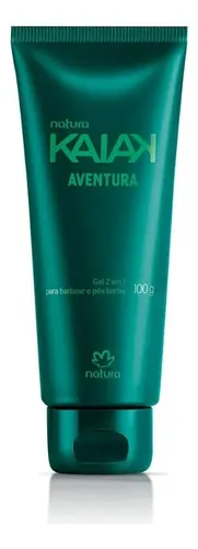 Natura Kaiak Aventura Gel 2 em 1 para Barba e Pós Barba 100g