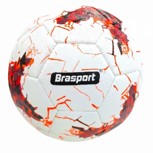Bola Futebol de Campo Costurada Reforçada Brasport - Laranja