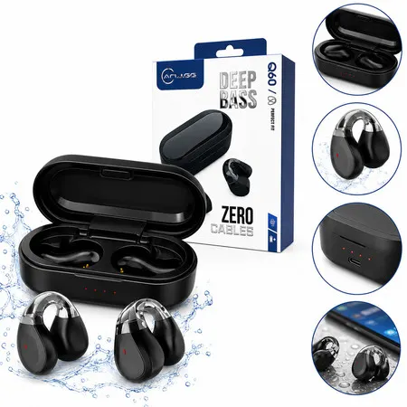 Fone Bluetooth sem Fio Premium Brinco TWS Wireless Estojo Carregador