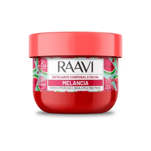 Creme Esfoliante Corpora e Facial Raavi Melancia 200g
