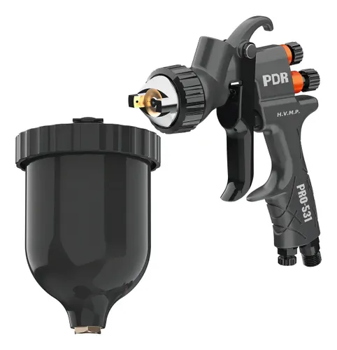 Pistola de Pintura H.V.M.P. Pdr Pro-531p Bico 1,2mm 600ml P31p