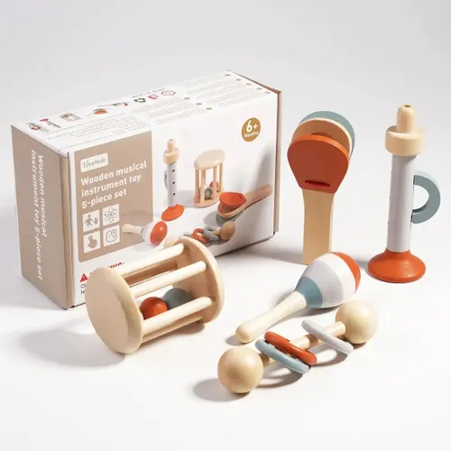 Brinquedos Educativos Sensoriais para Bebê Chocalhos