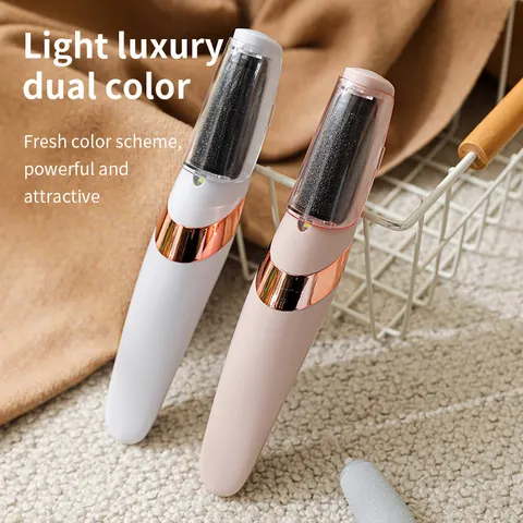 Lixadeira Elétrica Portátil para Pés, Recarregável via USB, com Velocidade Ajustável, Ferramenta de Pedicure para Remoção de Calos e Pele Morta para Cuidados com os Pés