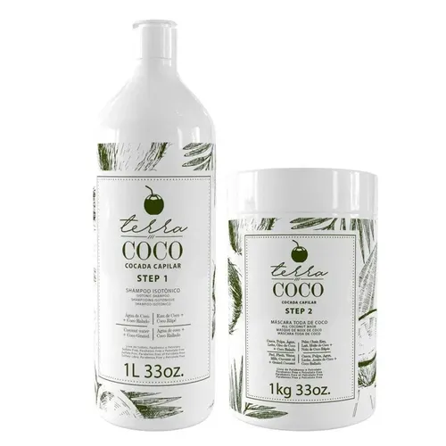 Combo Shampoo Isotônico e Máscara Toda de Coco - Terra Coco