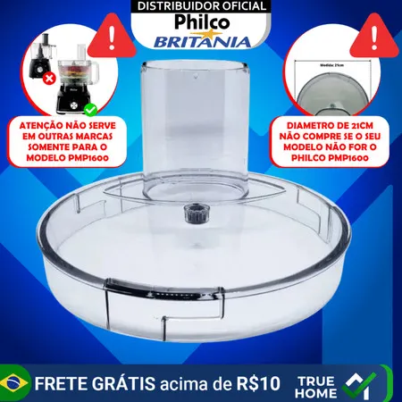 TAMPA DA JARRA PMP1600P ORIGINAL MULTIPROCESSADOR PHILCO